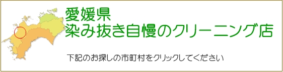 愛媛県 しみ抜き自慢のクリーニング店